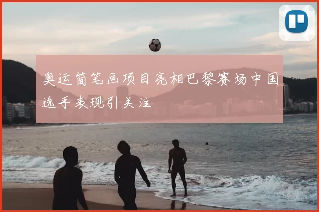 奥运简笔画项目亮相巴黎赛场中国选手表现引关注